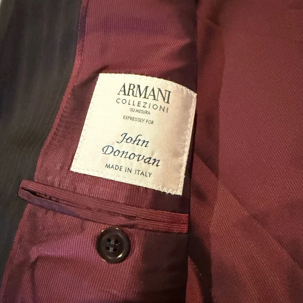 Armani Collezioni Black Pinstripe blazer - Picture 10 of 11
